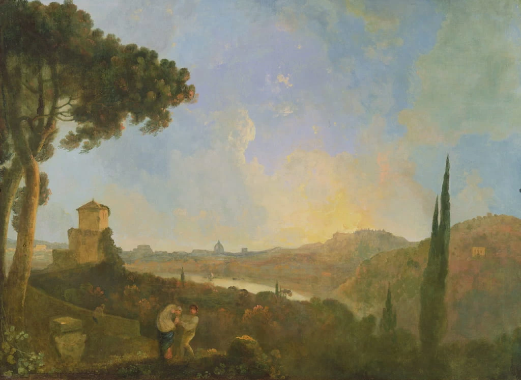 Veduta del Tevere con Roma in lontananza - Yale Center for British Art